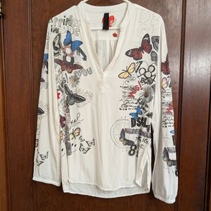 Super Unique Y2K Style Desigual Women's Top